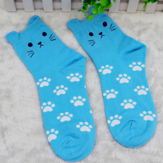 Șosete pisici -  albastre