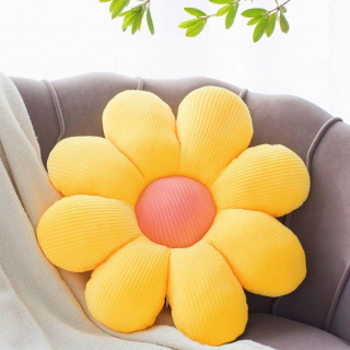 Pernă floare - galbenă
