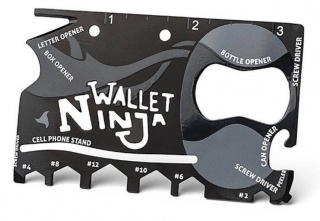 Cardul practic Wallet Ninja 18în1