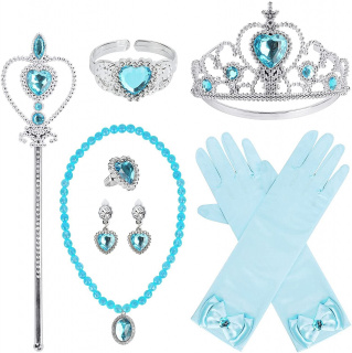 Set de accesorii pentru prințesă - albastru