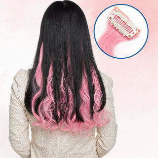 Extensii de păr colorate - roz