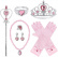 Set de accesorii pentru prințesă - roz