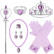 Set de accesorii pentru prințesă - mov