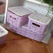 Cutie de depozitare cu capac mic - violet