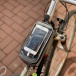 Geantă de biciclete pentru smartphone - neagră