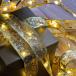 Panglică luminoasă de Crăciun 5 m - auriu
