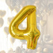 Baloane gonflabile numere maxi auriu - 4