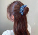 Agrafă de păr cu flori  - albastră