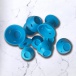 Bigudiuri silicon - albastre