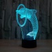 Lampă cu efect 3D  - delfin